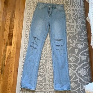 extra long shein jeans